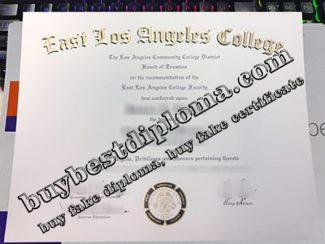 East Los Angeles College diploma, East Los Angeles College certificate,