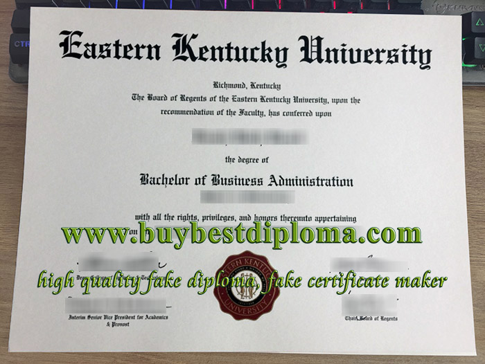 Eastern Kentucky University diploma, Eastern Kentucky University degree, fake EKU diploma, fake BBA diploma,