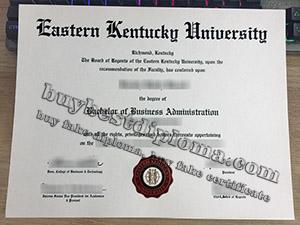 Eastern Kentucky University diploma, Eastern Kentucky University degree, fake EKU diploma,