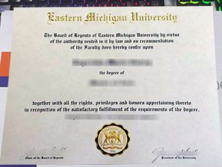Eastern Michigan University diploma, Eastern Michigan University degree,
