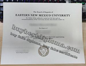 Eastern New Mexico University diploma, Eastern New Mexico University degree, fake ENMU certificate,