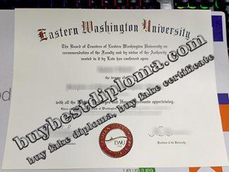 Eastern Washington University diploma, fake Eastern Washington University certificate,