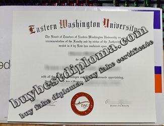 Eastern Washington University degree, EWU diploma certificate,