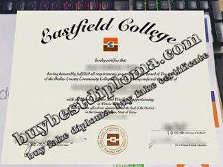 Eastfield College diploma, Eastfield College certificate,