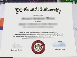 EC-Council University diploma, fake EC-Council University degree certificate,