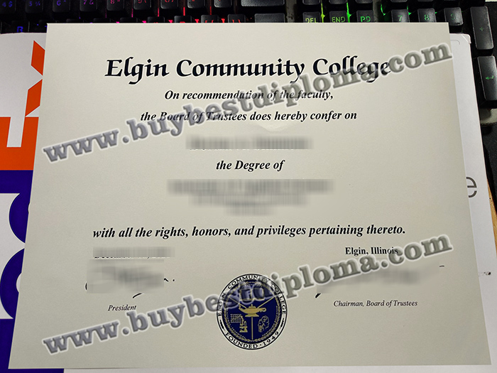Elgin Community College diploma, Elgin Community College degree,