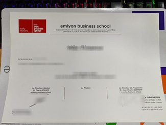 Emlyon Business School diploma, Emlyon Business School certificate,