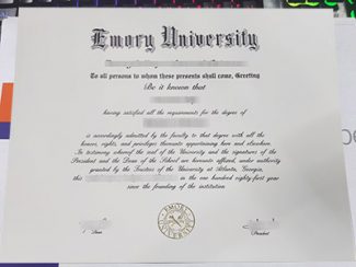 Emory University diploma, fake Emory University degree,