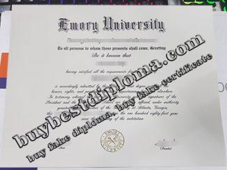 Emory University diploma, fake Emory University degree,