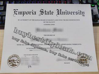 Emporia State University diploma, buy Emporia State University degree,