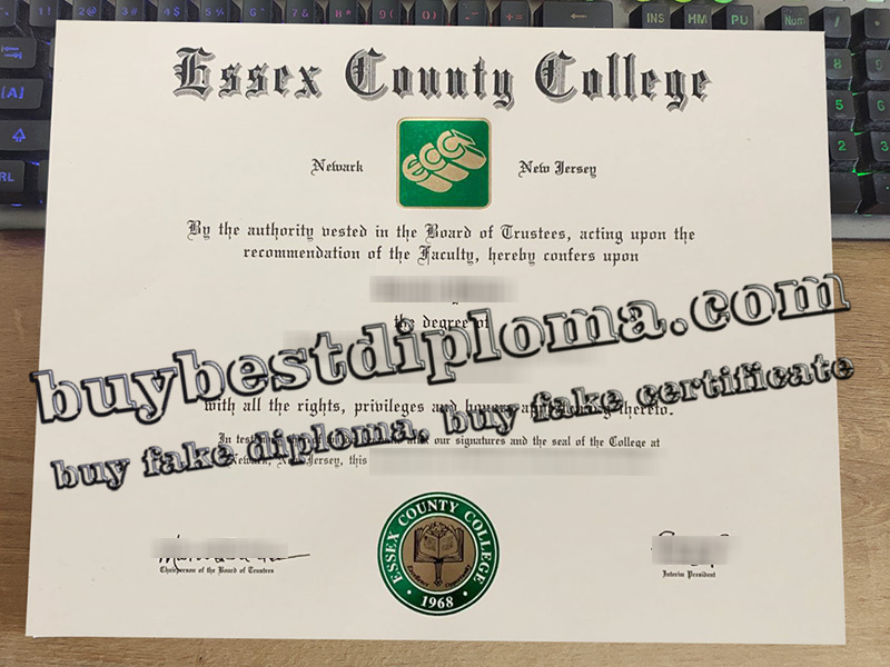 Essex County College diploma