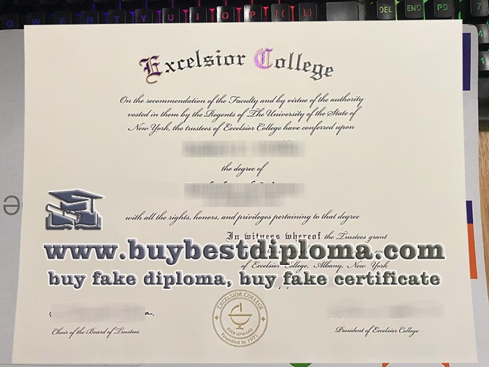 Excelsior College diploma, Excelsior College degree,