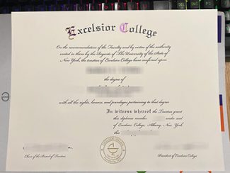Excelsior College diploma, Excelsior College degree,