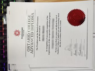 Fanshawe College diploma, Fanshawe College certificate,