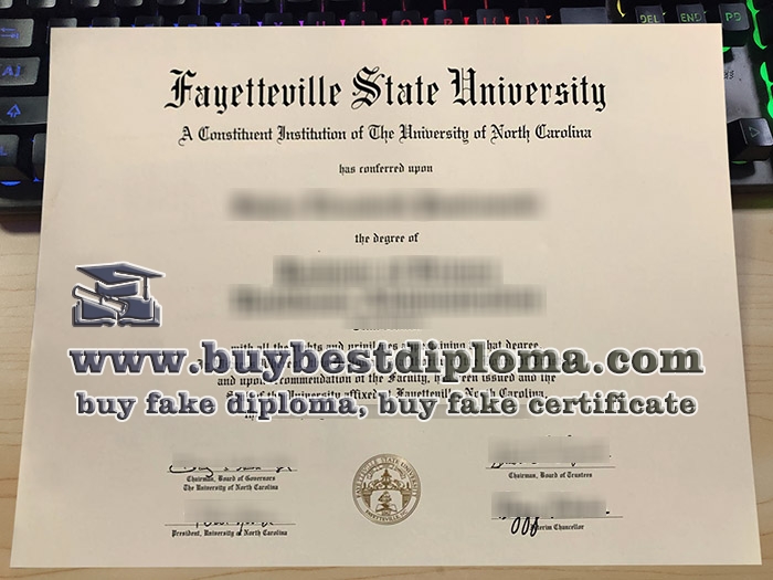 Fayetteville State University diploma, Fayetteville State University degree,