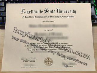 Fayetteville State University diploma, Fayetteville State University degree,