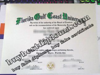 Florida Gulf Coast University degree, fake FGCU diploma,