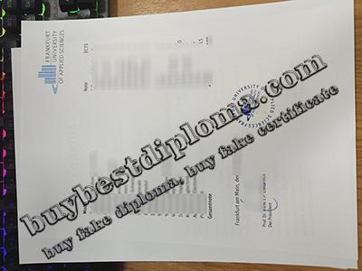 Easy Methods to Get A Fake Frankfurt UAS Transcript, Buy Fake Zeugnis