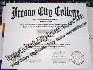 Fresno City College diploma, Fresno City College certificate,