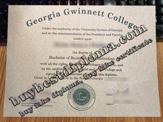 Georgia Gwinnett College diploma, Georgia Gwinnett College certificate,