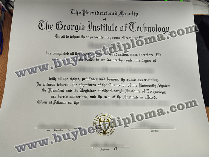 fake Georgia Institute of Technology diploma