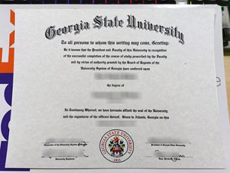 Georgia State University diploma, fake Georgia State University degree,