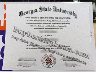 Georgia State University diploma, fake Georgia State University degree,