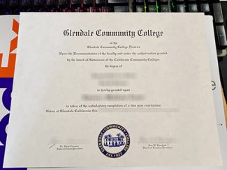 Glendale Community College diploma, Glendale Community College certificate,
