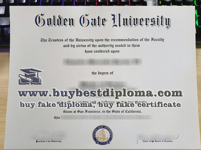 Golden Gate University diploma, fake Golden Gate University degree,