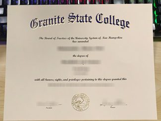 Granite State College diploma, fake Granite State College degree,