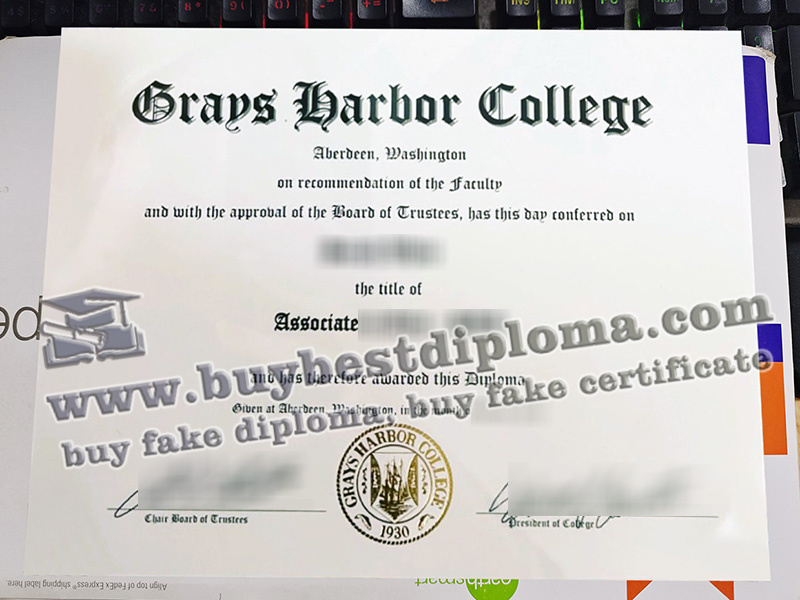 Grays Harbor College diploma, Grays Harbor College associate degree,