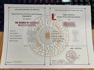 Hanoi University of Science and Technology diploma, Hanoi University degree,