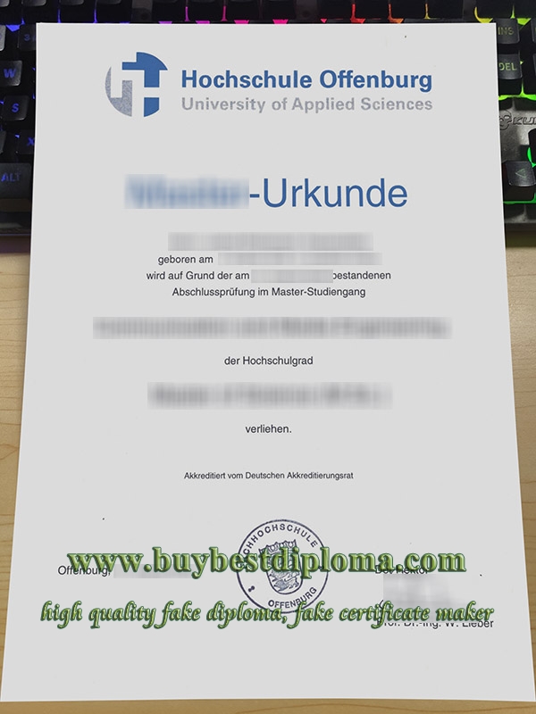 buy Hochschule Offenburg diploma