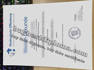 Hochschule Offenburg diploma, fake Hochschule Offenburg urkunde, Hochschule Offenburg degree,