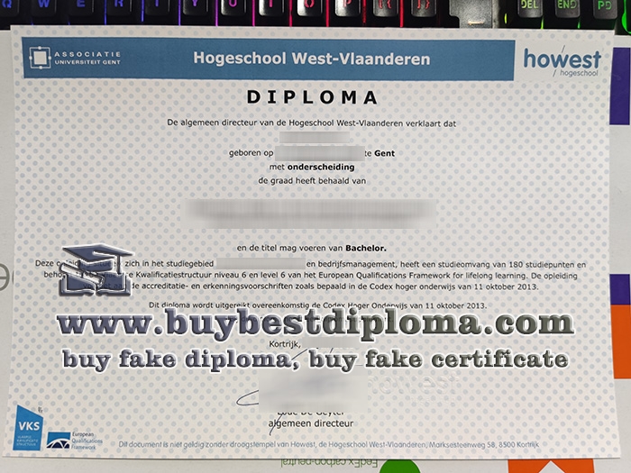 Hogeschool West-Vlaanderen degree 2022, fake Howest diploma,