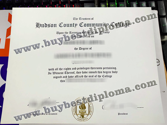 Hudson County Community College diploma, Hudson County Community College certificate,