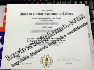 Hudson County Community College diploma, Hudson County Community College certificate,