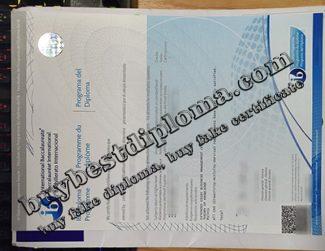 IB diploma transcript