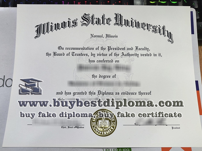 Illinois State University diploma, Illinois State University degree,