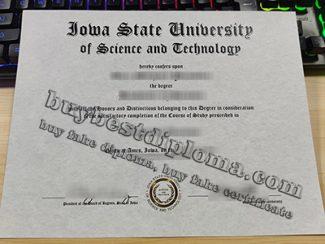 buy a fake Iowa State University diploma