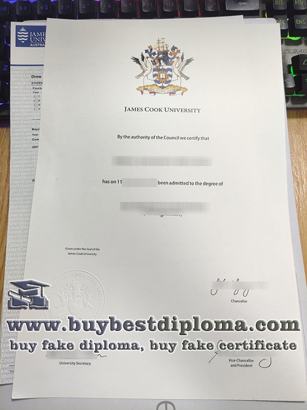 James Cook University fake degree