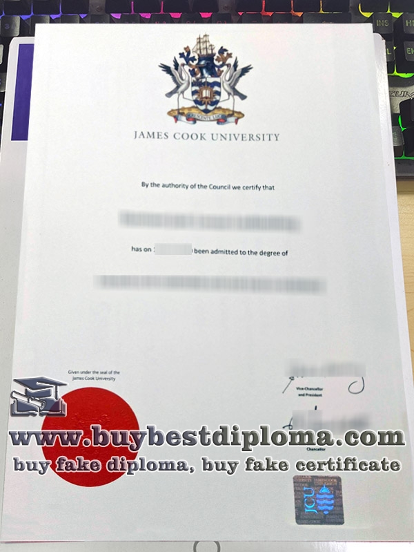 James Cook University degree, fake James Cook University diploma,