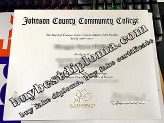 Johnson County Community College diploma, Johnson County Community College certificate,