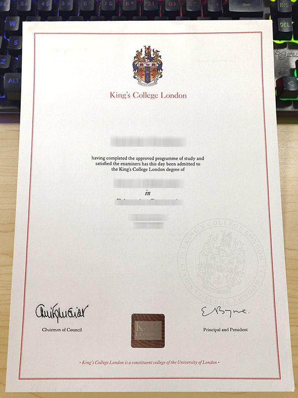 KCL degree 2022, fake KCL diploma, King's College London degree 2021,