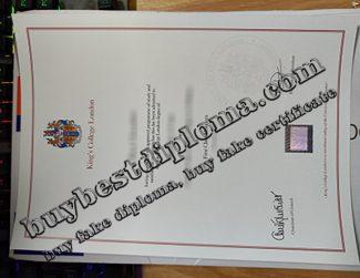 KCL degree certificate