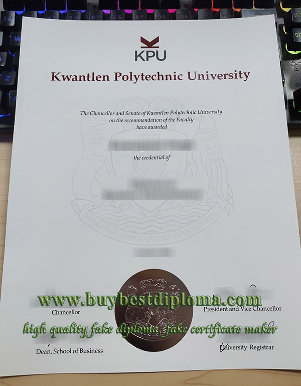 Kwantlen Polytechnic University diploma, Kwantlen Polytechnic University certificate,