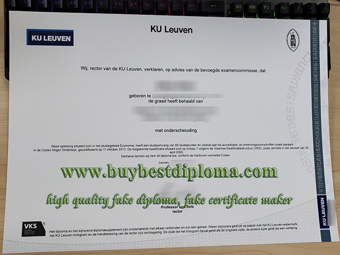 fake KU Leuven diploma, KU Leuven degree, KU Leuven certificate,