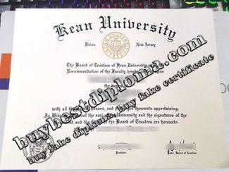 Kean University diploma, Kean University degree, fake Kean University certificate,