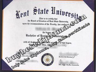 Kent State University diploma, Kent State University degree, fake KSU certificate,