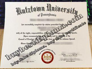 Kutztown University diploma, fake Kutztown University certificate,